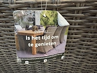 2x tuinstoel, denza, bruin - afbeelding 4 van  4