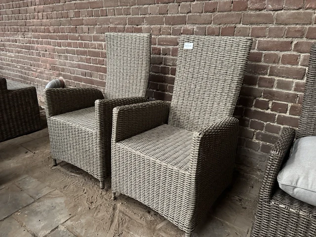 2x tuinstoel verstelbaar denza - afbeelding 2 van  5