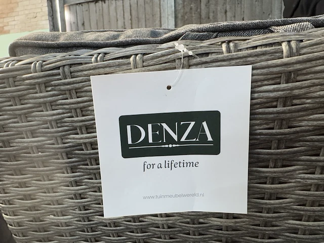 2x tuinstoel verstelbaar met 1x bijzettafel met glasplaat denza - afbeelding 8 van  8