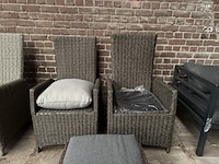 2x tuinstoel verstelbaar met 1x tafel - afbeelding 1 van  6