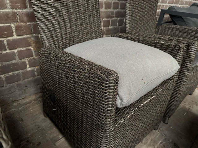 2x tuinstoel verstelbaar met 1x tafel - afbeelding 6 van  6