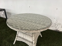 2x tuintafel 100 cm fonteyn, toronto, mixed grey - afbeelding 3 van  5