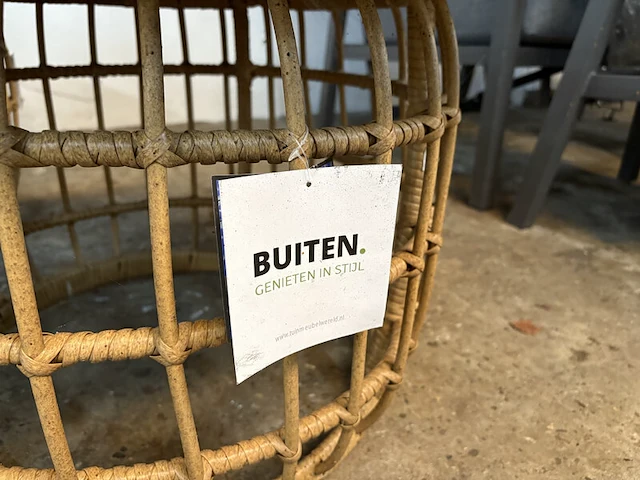 2x tuintafel, bijzettafel diameter 75 cm, buiten. - afbeelding 3 van  7