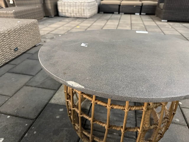 2x tuintafel, bijzettafel dxh 75x46 cm - afbeelding 6 van  6