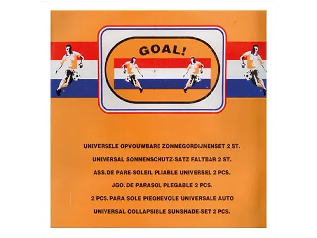 2x universeel opvouwbaar zonnegordijnset (2 stuks) - afbeelding 1 van  3