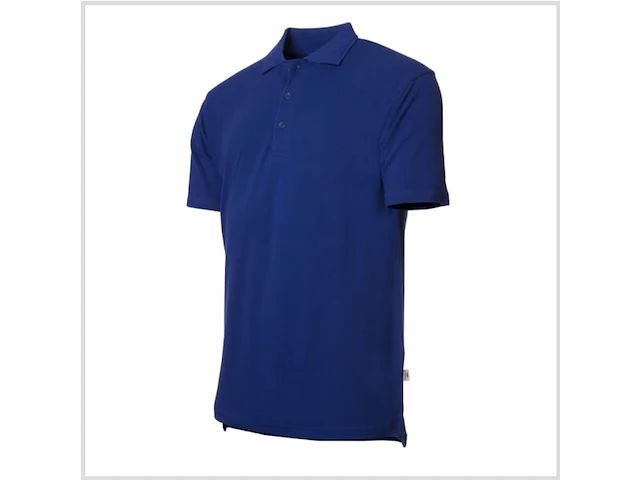 2x uniwear poloshirt royal blue maat s - afbeelding 2 van  3
