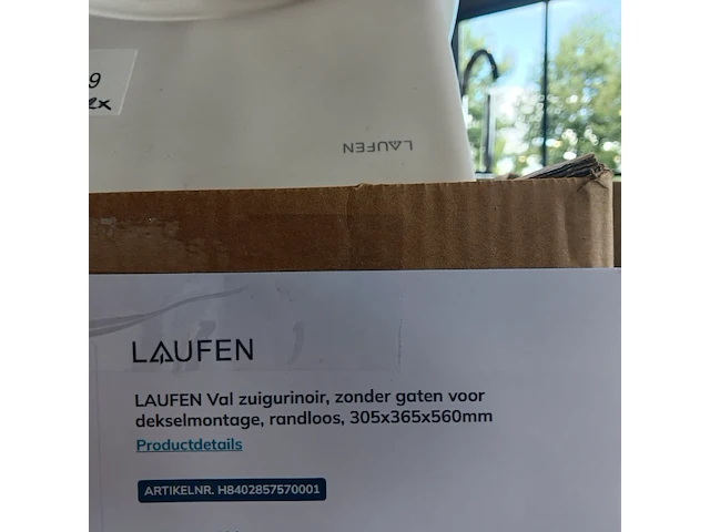2x urinoir, laufen, matwit - afbeelding 9 van  9