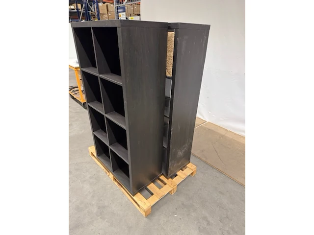 2x vakkenkast ikea, bruin - afbeelding 1 van  5