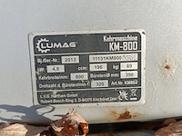 2x veegmachine rolbezem, lumag, km-800, 2013 - afbeelding 4 van  12