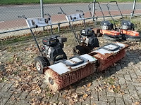 2x veegmachine rolbezem, lumag, km-800, 2013