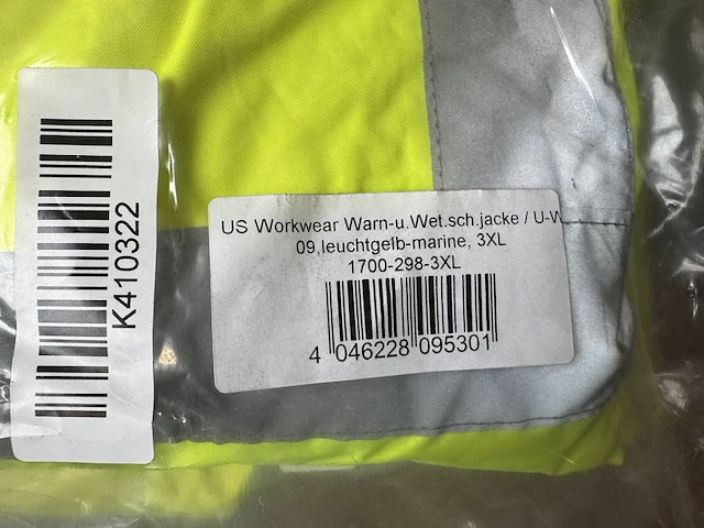 2x veiligheidsjas maat 3xl ultrasport workwear - afbeelding 5 van  5