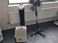 2x ventilator met luchtontvochtiger honeywell, trotec