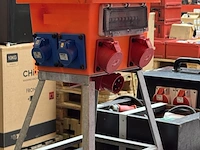 2x verdeelkast met krachtstroom met transportkist - afbeelding 8 van  12