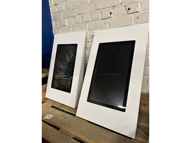 2x verkoopzuil met scanner, zonder pc prestop - afbeelding 1 van  4