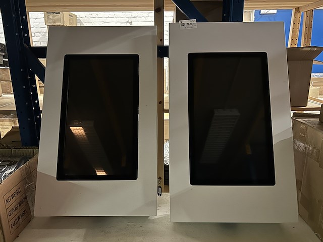 2x verkoopzuil met scanner, zonder pc prestop - afbeelding 1 van  3