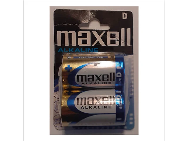 2x verpakking 2 maxell d batterijen - afbeelding 3 van  3
