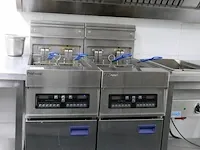 2x verrijdbare dubbele frituur profinox, 4017.600