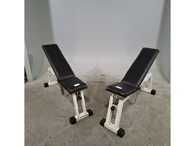 2x verstelbare fitnessbank, technogym - afbeelding 1 van  8