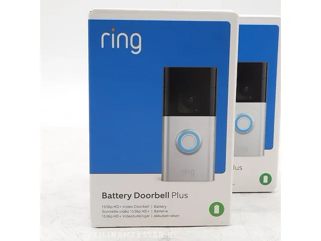 2x videodeurbel ring, battery doorbell plus - afbeelding 2 van  7