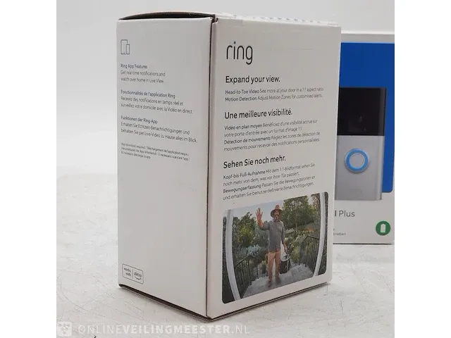 2x videodeurbel ring, battery doorbell plus - afbeelding 4 van  7