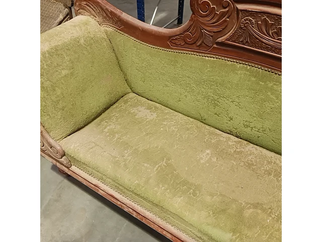 2x vintage sofa en 2x vintage stoel - afbeelding 3 van  25