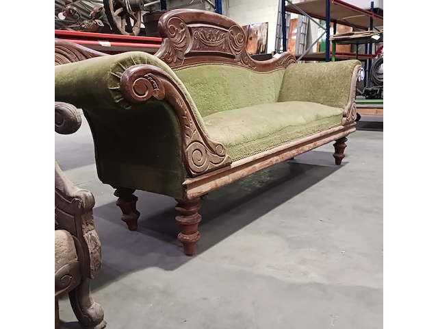 2x vintage sofa en 2x vintage stoel - afbeelding 6 van  25