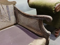2x vintage sofa en 2x vintage stoel - afbeelding 10 van  25