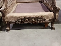 2x vintage sofa en 2x vintage stoel - afbeelding 11 van  25