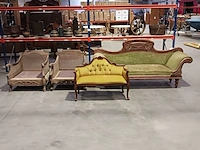 2x vintage sofa en 2x vintage stoel - afbeelding 1 van  25