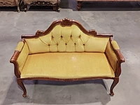 2x vintage sofa en 2x vintage stoel - afbeelding 17 van  25