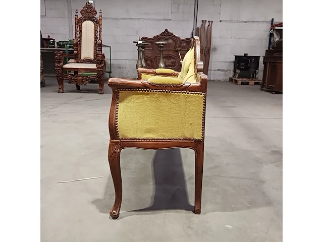 2x vintage sofa en 2x vintage stoel - afbeelding 18 van  25