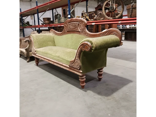 2x vintage sofa en 2x vintage stoel - afbeelding 21 van  25
