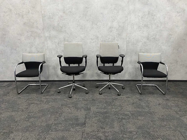 2x vitra - bureaustoel, 2x vitra conferentiestoel - afbeelding 1 van  17