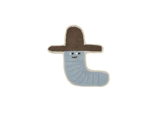 2x vloerkleed oyoy, calle cowboy rug, pale blue - afbeelding 1 van  3