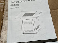 2x vuurtafel incl. rooster voor grillen/bbq ultranatura, ambiente - afbeelding 5 van  7