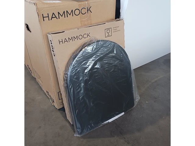2x wandcloset, clou, hammock, matzwart - afbeelding 7 van  8