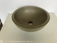 2x waskom rond donker grijs - afbeelding 1 van  1