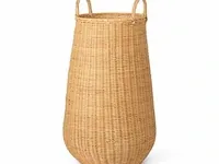 2x wasmand ferm living, braided laundy basket - afbeelding 1 van  4