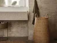2x wasmand ferm living, braided laundy basket - afbeelding 2 van  4