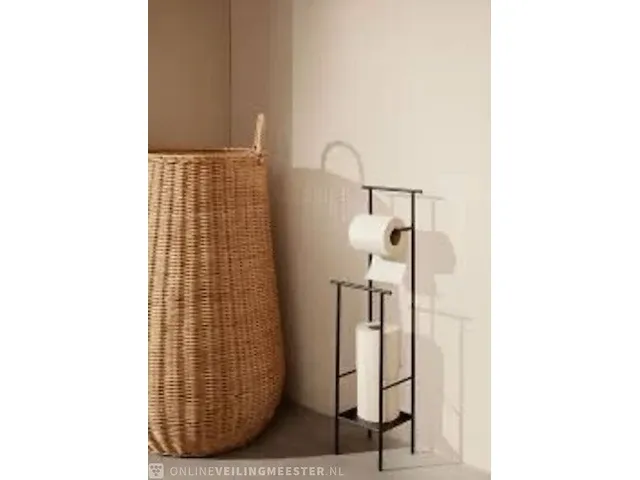 2x wasmand ferm living, braided laundy basket - afbeelding 4 van  4