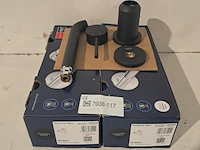 2x wastafelkraan, grohe, essence new, mat zwart - afbeelding 1 van  2