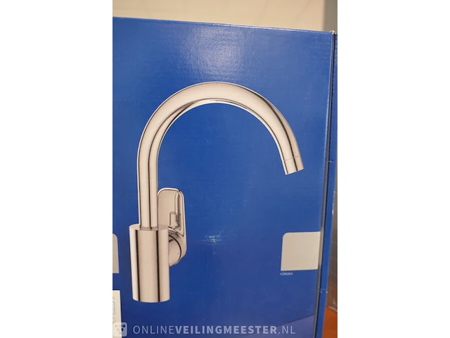 2x wastafelkraan venlo, nimbus blue, chroom - afbeelding 1 van  4