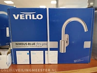 2x wastafelkraan venlo, nimbus blue, chroom - afbeelding 4 van  4