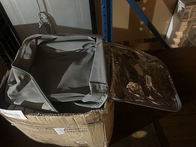 2x waterdichte hoezen voor tuinmeubelen 320x94 cm ultranatura - afbeelding 3 van  4