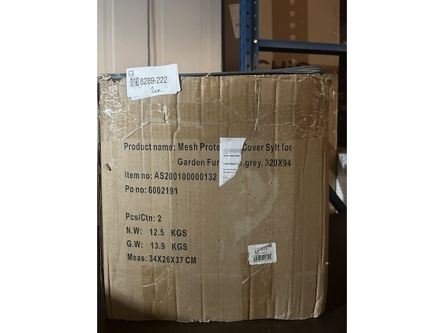 2x waterdichte hoezen voor tuinmeubelen 320x94 cm ultranatura - afbeelding 4 van  4