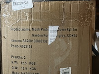 2x waterdichte hoezen voor tuinmeubelen 320x94 cm ultranatura - afbeelding 4 van  4