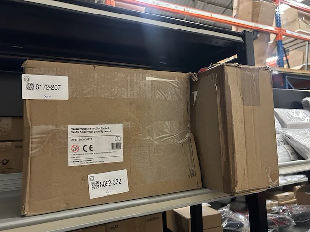 2x waterglijbaan met glijplank zoomyo - afbeelding 2 van  3