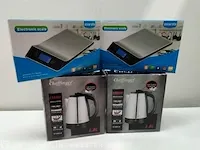 2x waterkoker + 2x keukenweegschaal cheffinger o.a. , cf-55k1.8 - afbeelding 1 van  3