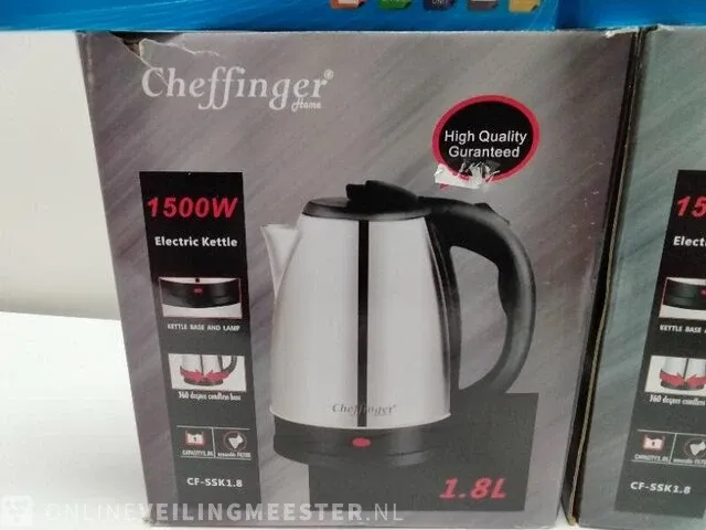 2x waterkoker + 2x keukenweegschaal cheffinger o.a. , cf-55k1.8 - afbeelding 2 van  3