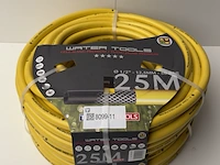 2x waterslang geel 25 meter talen - afbeelding 1 van  2